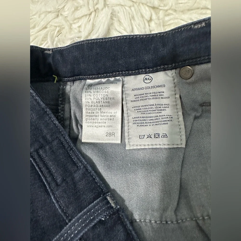 ADRIANO GOLDSCHMIED AG The Prima Cigarette Leg Skinny Jeans Dark Blue Women’s 28
